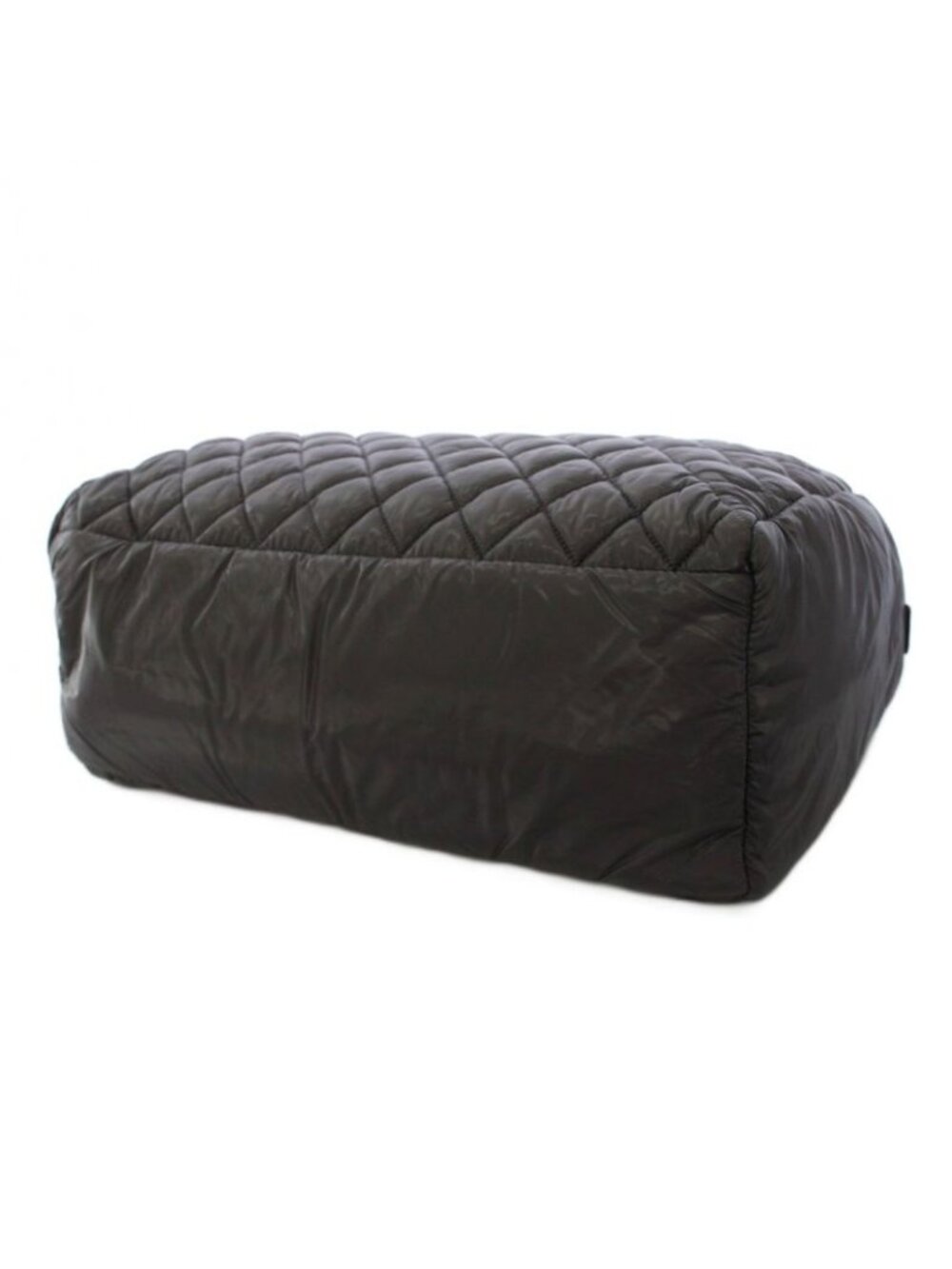 Chanel CC Logo Quilted Boston Bag CC Gray KH - Picture 4 of 9
